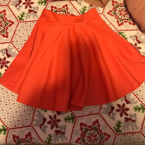 Orange  skirt
