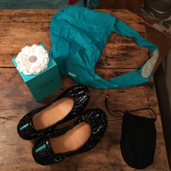 Tieks by Gavrieli obsidian black size 10