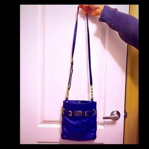 Royal blue Michael Kors crossbody bag