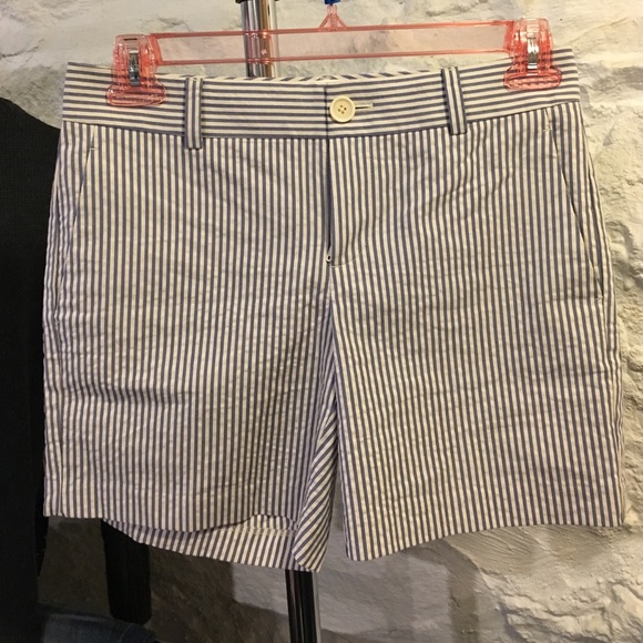 Banana Republic seersucker shorts