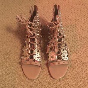 Sam Edelman "Daphnie" Spiked Gladiator Sandal