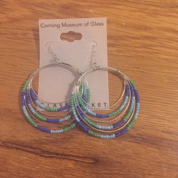 Jewelry Funky Earrings Made At The Corning Glass Museum Poshmark