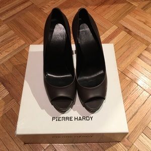 Pierre Hardy Peep Toe Platform Pumps