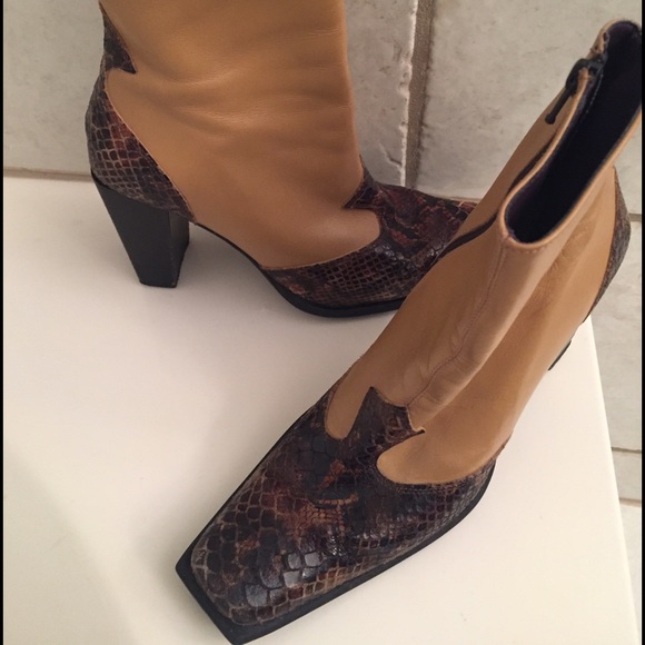 Italian Snakeskin Boots