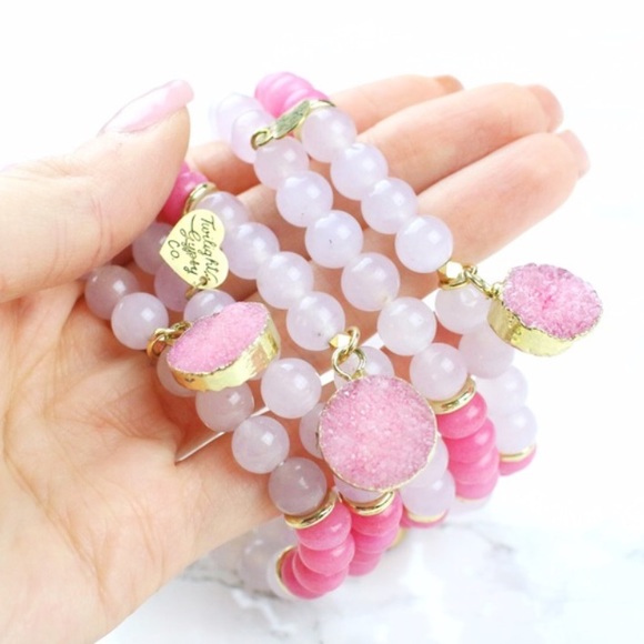 Purple Druzy Bracelet - Picture 4 of 4