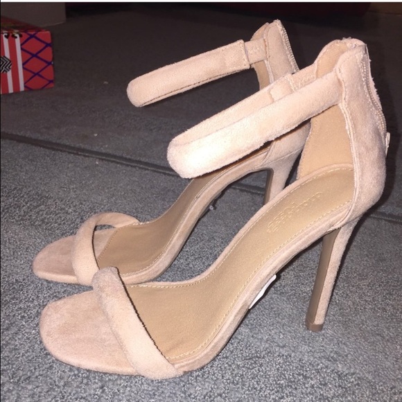 Nude Suede Heels