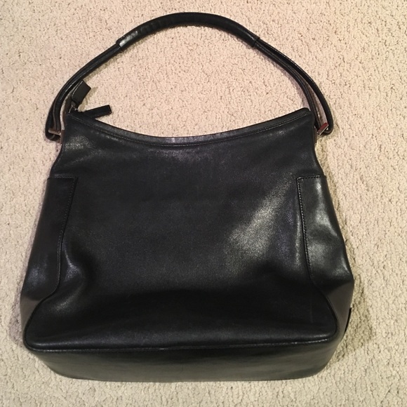 Authentic Gucci Black Leather Hobo