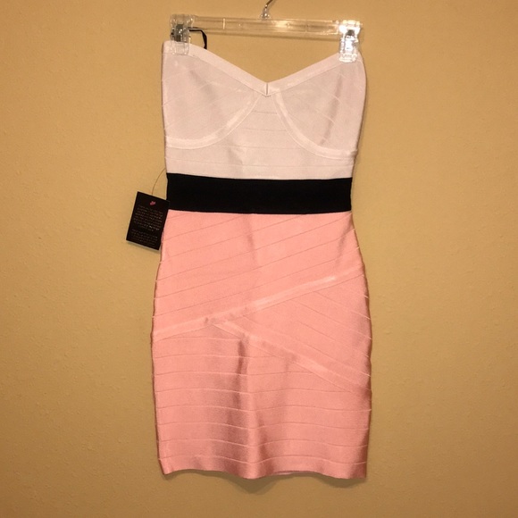 Short, bodycon, flattering, strapless mini dress
