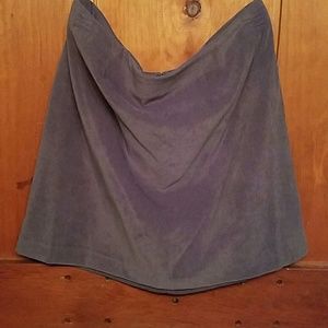 Gray mini skirt