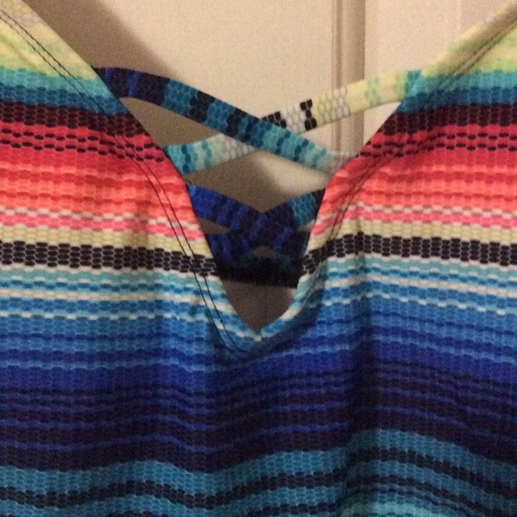 Forever 21 Swim Boho Rainbow Swimsuit Poshmark