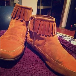 Tan Boho Style Boots