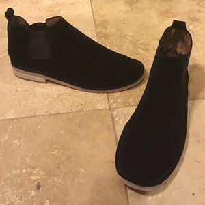 Suede ankle boots