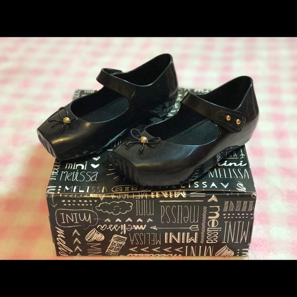 MINI MELISSA Ballet black shoes