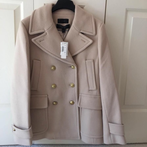 J Crew Majesty Stadium Cloth Peacoat sz 4