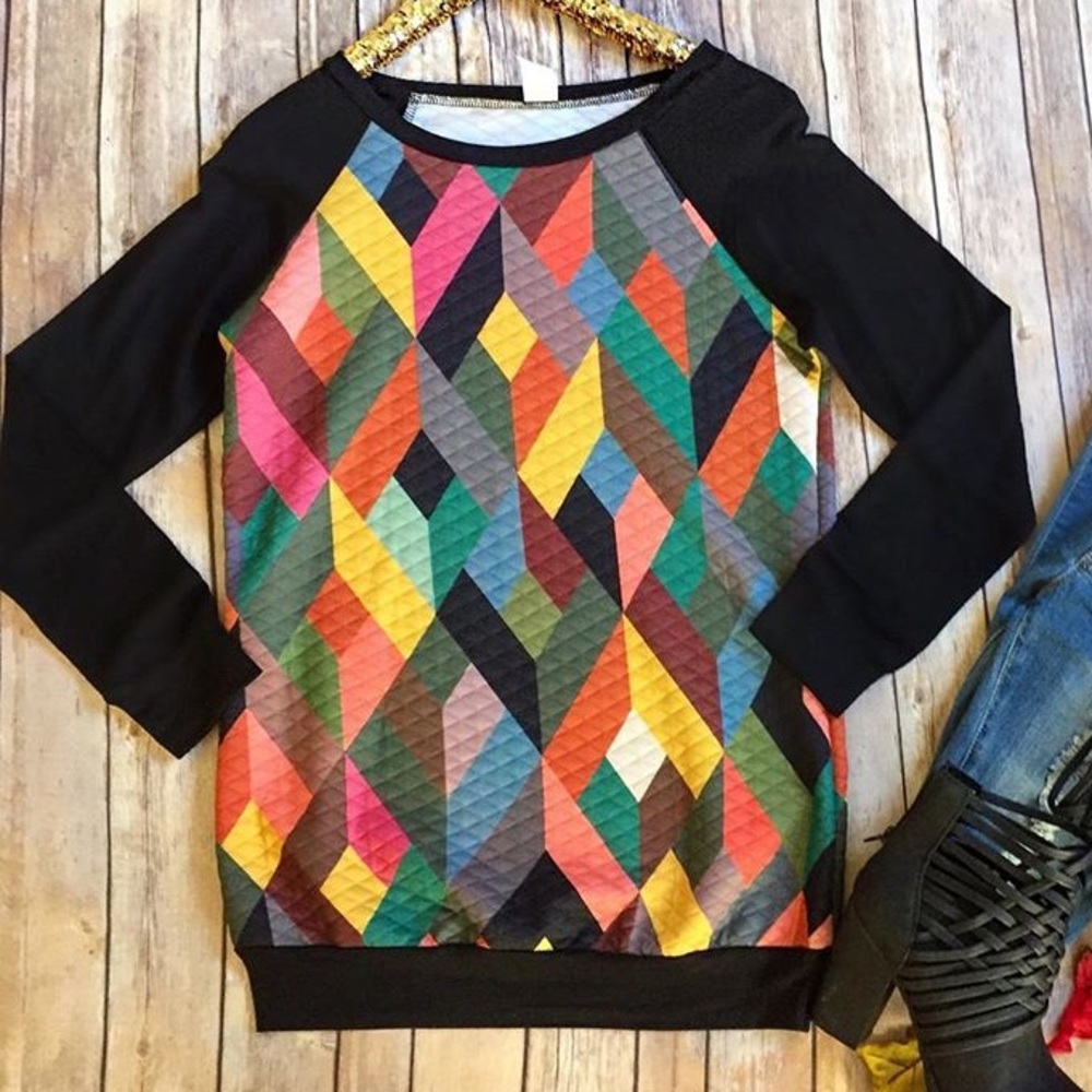 NEW fall colorful sweater!