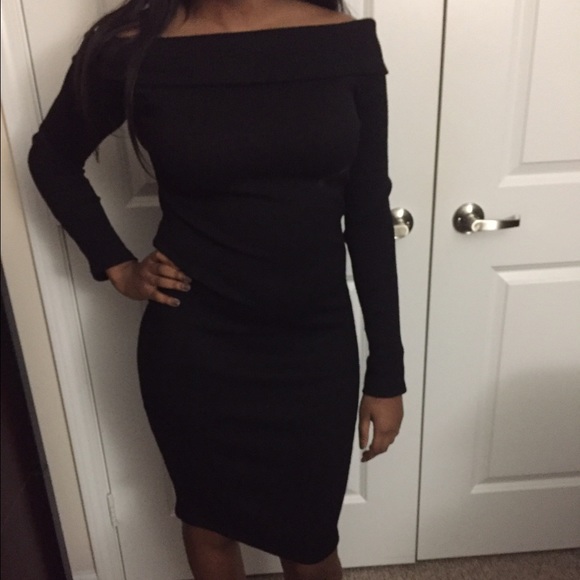 [MUST GO SALE] Black Sweater Dress