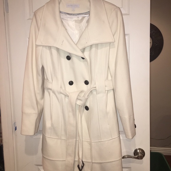 New York & Company Cream Coat