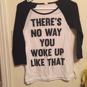 Raglan mid sleeve shirt