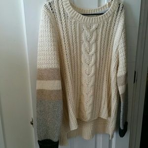 Victorias Secret Oversized Cream Sweater L