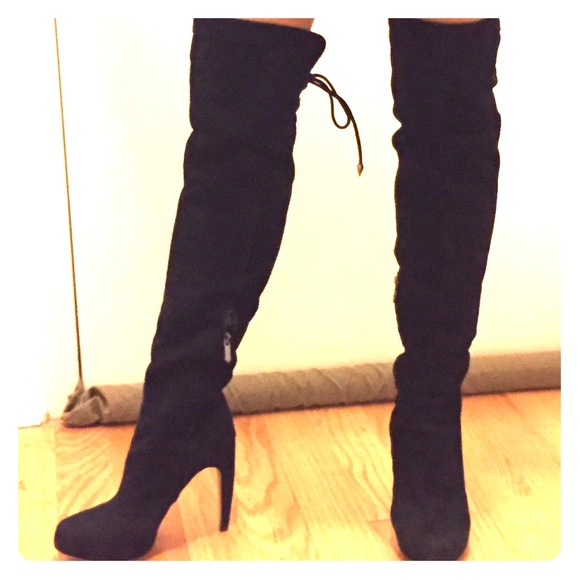 Sam Edelman Kayla Over The Knee Suede Boots