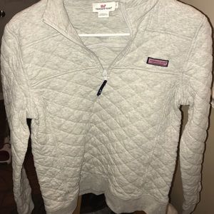 Brand new gray vineyard vines quarter-zip!
