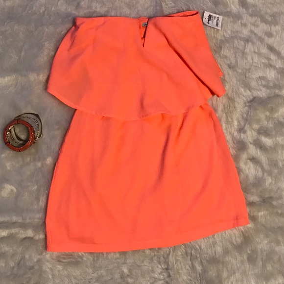 Charlotte Russe Coral Party Club Beach Dress XS