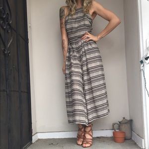 Cropped palazzo jumpsuit