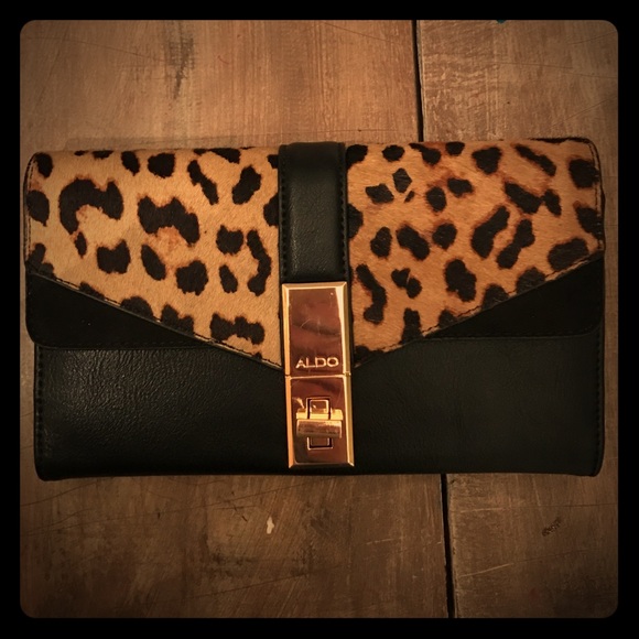 Aldo leopard wallet/clutch SALE!!!!