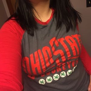 Ohio state baseball tee