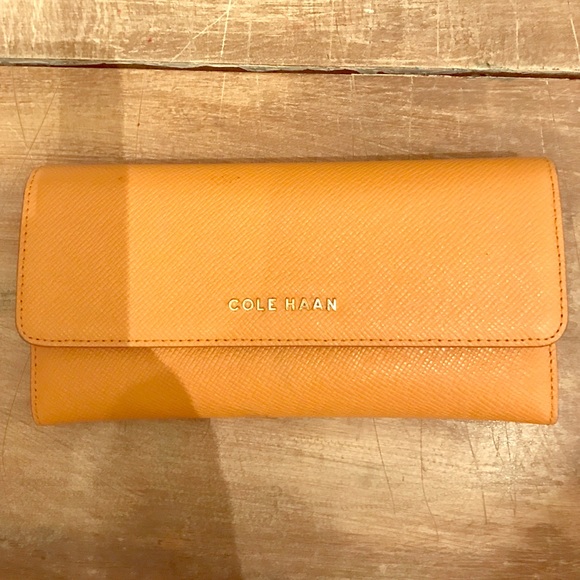Camel Cole Haan wallet