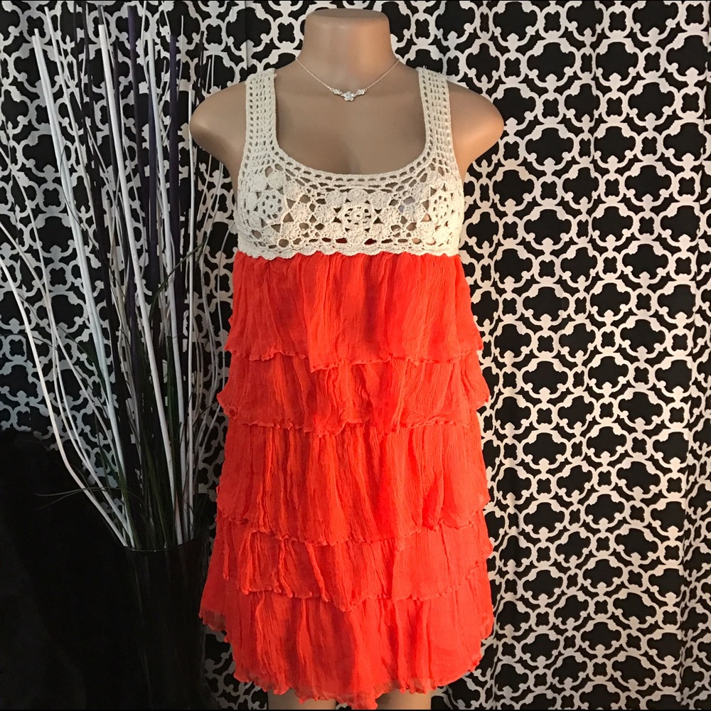 Crochet Mini Dress