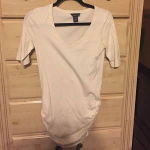 Cream tunic 3/4 length sleeves