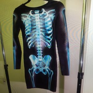 Topshop Skeleton Dress