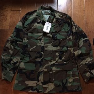 NWT Men's Military BDU jacket size Medium Long