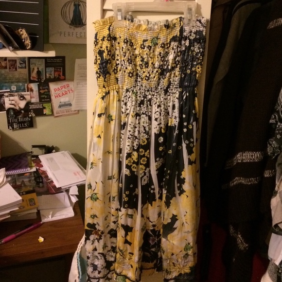 Strapless sundress