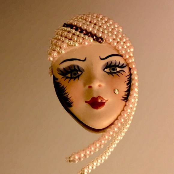 vintage  Jewelry - HP ❤❤❤ALMOST REAL PORCELAIN DOLL BROOCH -