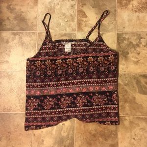 Shirt folded tank top