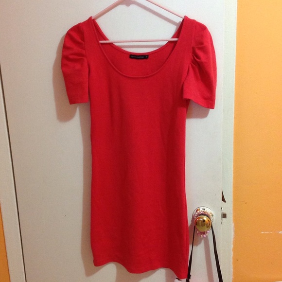 Orange Body con dress