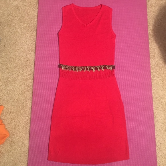 Sexy red dress