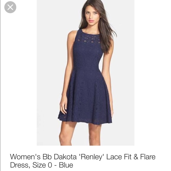BB Dakota Renley Fit and Flare Dress