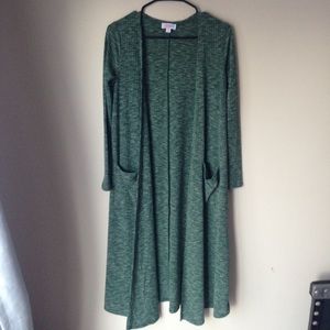 Heathered Green Lularoe Sarah XS