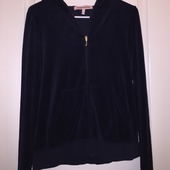 Authentic Navy Blue Juicy Couture Track Jacket