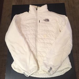 White northface coat