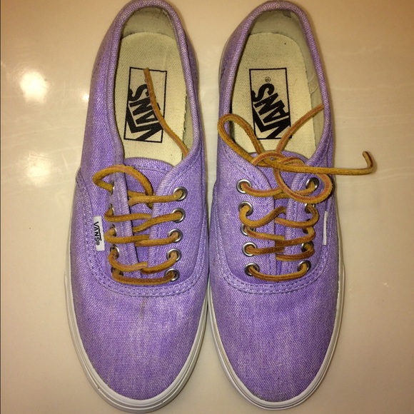 Vans purple shoes