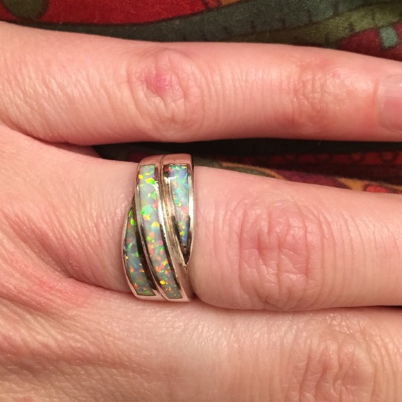Opal ring, size 7