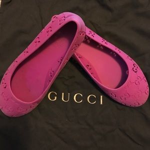 Gucci Rubber GG Ballet Flat, Youth