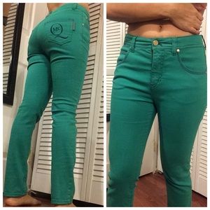 McQ Denim Pants Jeans - mint green - size 26.