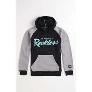 LA Young and Reckless Raglan Hoodie
