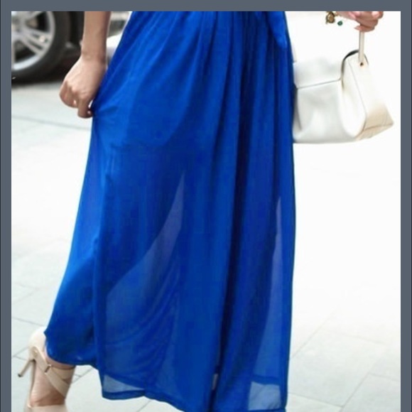 🌹 Wide leg loose chiffon gouge pants🌹 - Picture 3 of 4