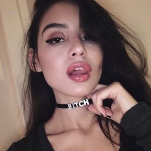 Custom hand made "Bitch" choker $15 firm